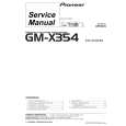 Cover page of PIONEER GM-X354/XR/ES Service Manual