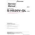 Cover page of PIONEER S-H520V-QL/SXTWEW5 Service Manual
