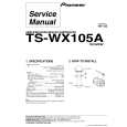 Cover page of PIONEER TS-WX105A/XCN/EW Service Manual