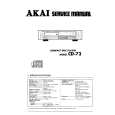 Cover page of AKAI CD-73 Service Manual