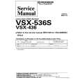 Cover page of PIONEER VSX436 Service Manual