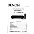 Cover page of DENON DCD660 Service Manual