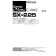 Cover page of PIONEER SX225 Service Manual