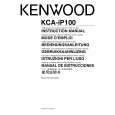 Cover page of KENWOOD KCA-IP100 Owner's Manual