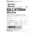 Cover page of PIONEER AS-LX70/XJ/EE5 Service Manual