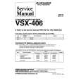 Cover page of PIONEER VSX406 Service Manual