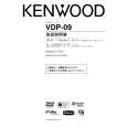 Cover page of KENWOOD VDP-09 Owner's Manual