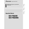 Cover page of PIONEER KEH-P6020R(B) Owner's Manual