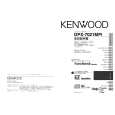 Cover page of KENWOOD DPX-7021MPI Owner's Manual