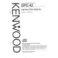 Cover page of KENWOOD DPC-42 Owner's Manual