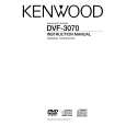 Cover page of KENWOOD DVF-3070 Owner's Manual