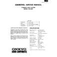 Cover page of ONKYO DX-5500 Service Manual