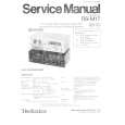 Cover page of TECHNICS RSM17 Service Manual