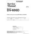 Cover page of PIONEER DV-606D Service Manual