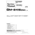 Cover page of PIONEER GM-2416ZSA WL Service Manual
