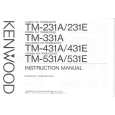 Cover page of KENWOOD TM-231A Owner's Manual