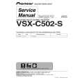 Cover page of PIONEER VSX-C502-S/MYXU Service Manual
