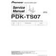 Cover page of PIONEER PDK-TS07 Service Manual
