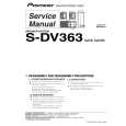 Cover page of PIONEER S-DV363/XJC/E Service Manual