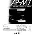 Cover page of AKAI APM7 Owner's Manual