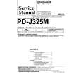 Cover page of PIONEER PD-J325M Service Manual