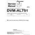 Cover page of PIONEER DVM-AL751/WL Service Manual