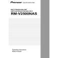 Cover page of PIONEER RM-V2500NAS Owner's Manual