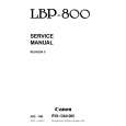 Cover page of CANON LBP800 Service Manual
