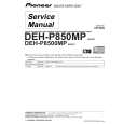 Cover page of PIONEER DEH-P8500MP Service Manual