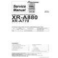 Cover page of PIONEER XRA770 I Service Manual