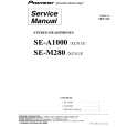 Cover page of PIONEER SE-A1000/XCN1/E Service Manual