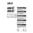 Cover page of AKAI AM-57 Owner's Manual
