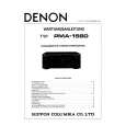 Cover page of DENON PMA1560 Service Manual