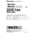 Cover page of PIONEER DVR-A04/KB Service Manual