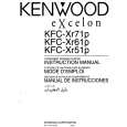 Cover page of KENWOOD KFC-XR61P Owner's Manual