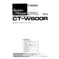 Cover page of PIONEER CT-W600R Service Manual