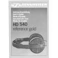 Cover page of SENNHEISER HD 540 REFERENCE GOLD Owner's Manual