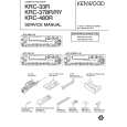Cover page of KENWOOD KRC33 Service Manual
