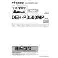 Cover page of PIONEER DEH-P3500MP/X1P/EW Service Manual