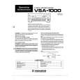 Cover page of PIONEER VSA-1000/SD/G Owner's Manual
