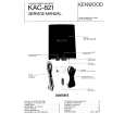 Cover page of KENWOOD KAC-821 Owner's Manual