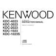 Cover page of KENWOOD KDC-1023S Owner's Manual
