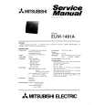 Cover page of MITSUBISHI EUM1491A Service Manual