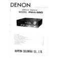 Cover page of DENON PMA-550 Service Manual