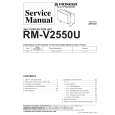 Cover page of PIONEER RM-V2550BU/LUB/CA Service Manual