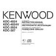 Cover page of KENWOOD KDC-4024 Owner's Manual