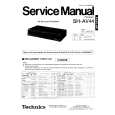 Cover page of TECHNICS SHAV44 Service Manual
