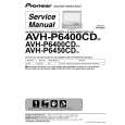 Cover page of PIONEER AVH-P6400CD Service Manual