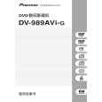 Cover page of PIONEER DV-989AVI-G/NAXJ Owner's Manual