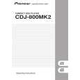 Cover page of PIONEER CDJ-800MK2/KUCXJ Owner's Manual